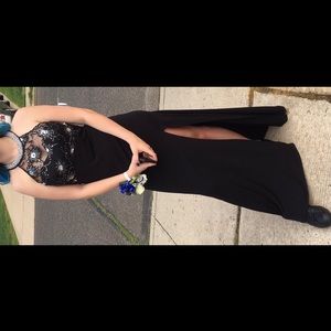 SALE Black Prom Dress